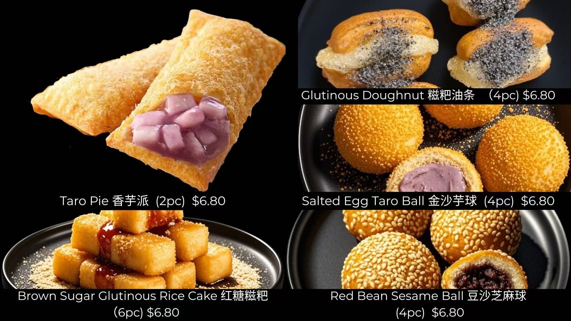 Fresh ingredients on the line